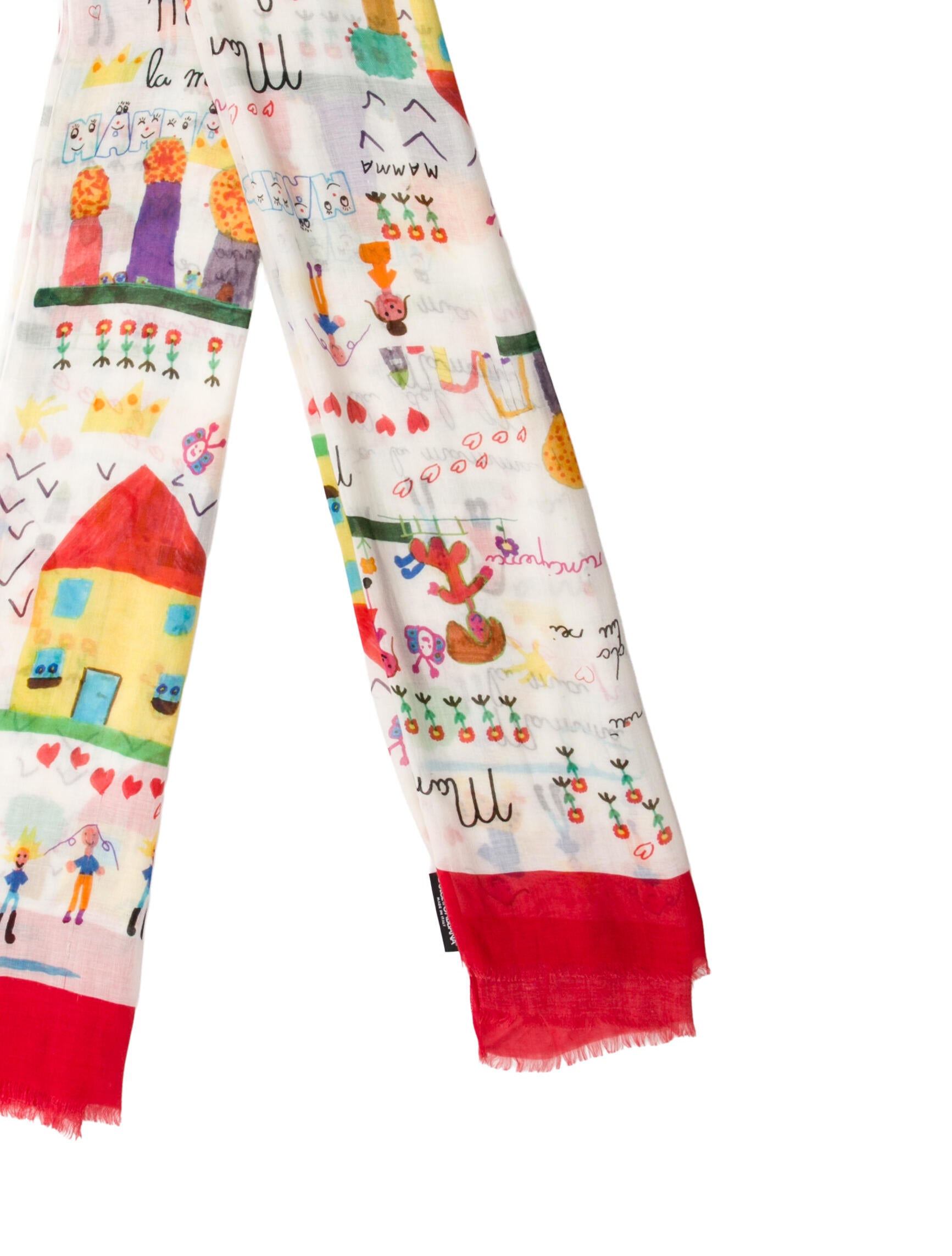 Dolce & Gabbana Silk Printed Scarf